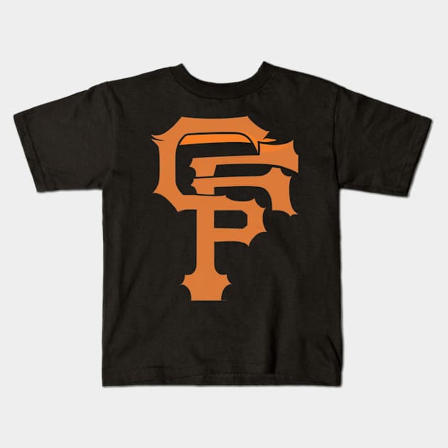 san francisco giants gigantes Kids T-Shirt by Nasromaystro